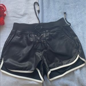 Leather Shorts